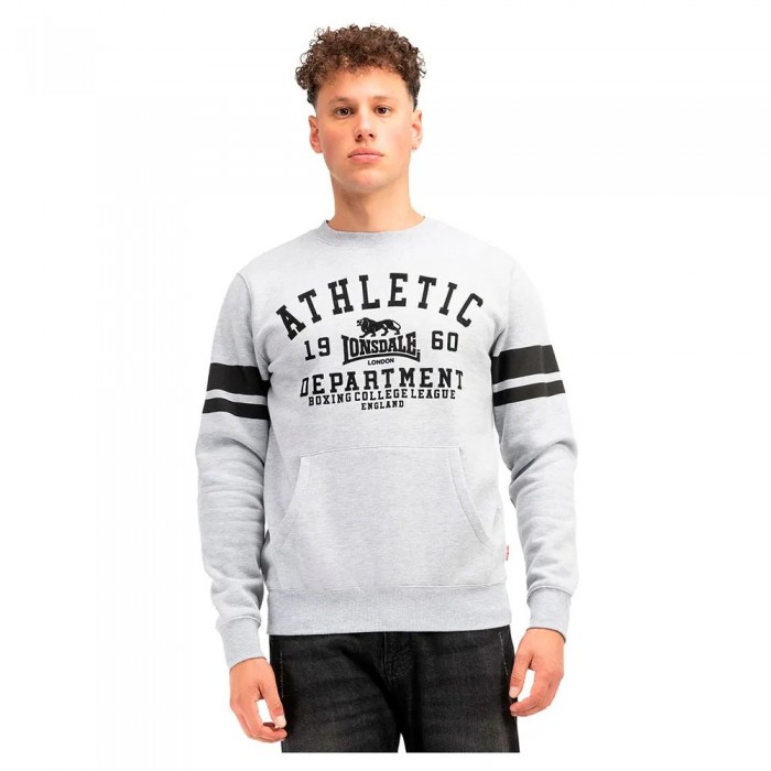 [해외]LONSDALE Glespin 스웨트셔츠 7141308132 Marl Grey / Black