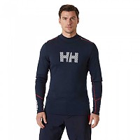 [해외]헬리한센 Lifa Merino Midweight Logo 긴팔 티셔츠 4141144787 Navy