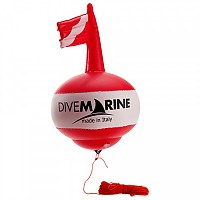 [해외]DIVEMARINE Inflatable Flag And 20 m Floating Line 신호 부표 10141317717 Red