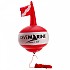 [해외]DIVEMARINE Inflatable Flag And 20 m Floating Line 신호 부표 10141317717 Red