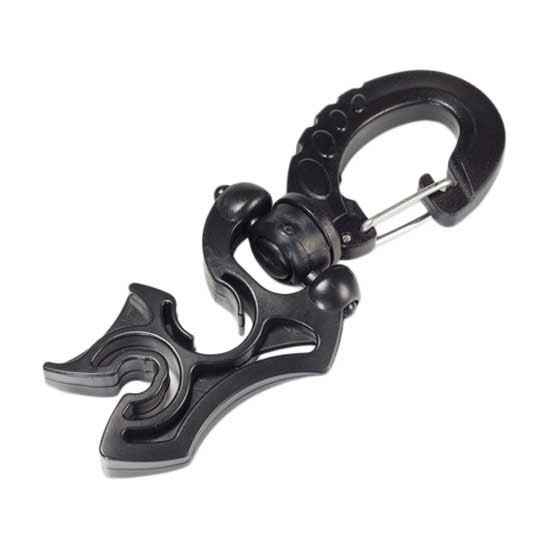 [해외]DIVEMARINE Stainless Steel Lock Swivel One Slim 호스 홀더 10141317793 Black