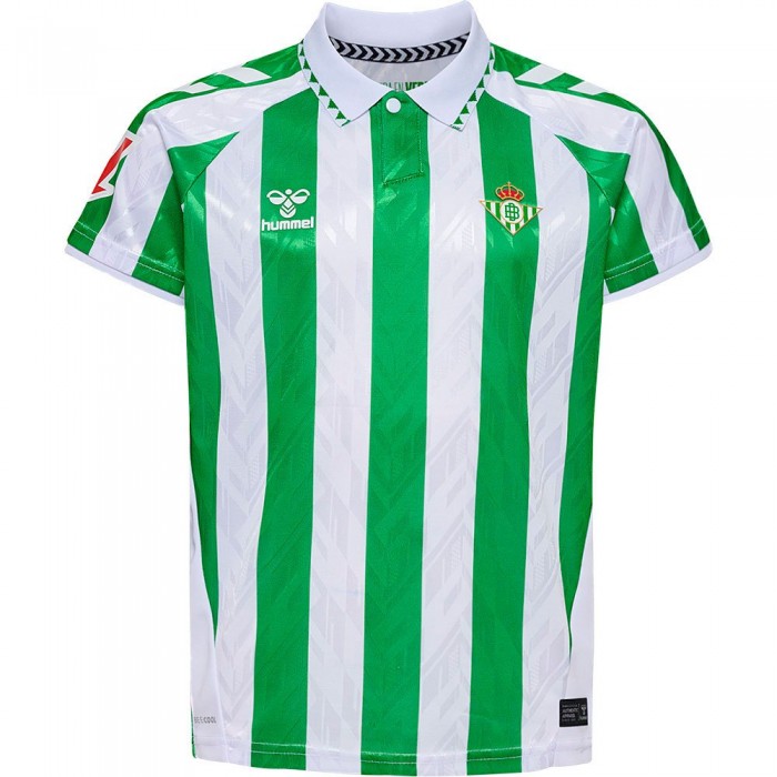 [해외]험멜 Real Betis 24/25 주니어 홈 반팔 티셔츠 3141131104 Fern Green / White