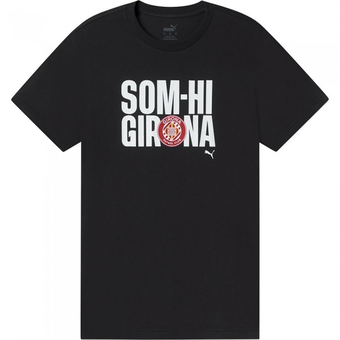 [해외]푸마 Som-Hi Girona FC Junior 반팔 티셔츠 3140956789 Black