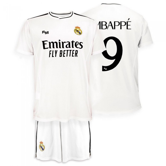 [해외]REAL MADRID Real Madrid 24/25 Mbappe 주니어 홈 세트 3141185475 White