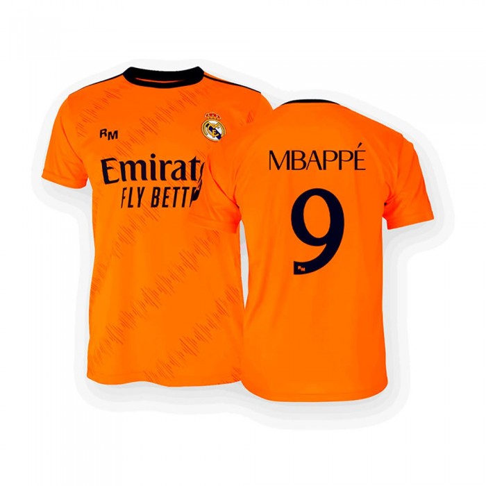 [해외]REAL MADRID Real Madrid 24/25 Mbappe 주니어 원정 짧은 소매 티셔츠 3141185476 Orange