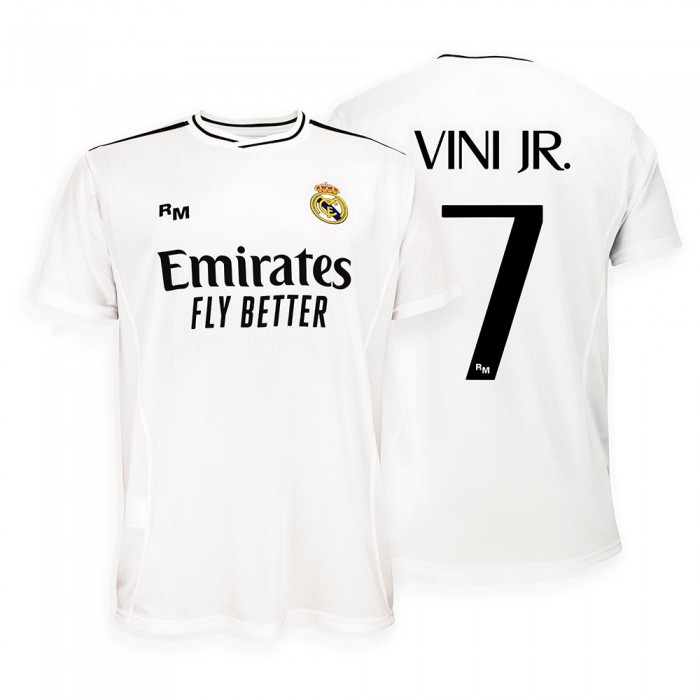 [해외]REAL MADRID 24/25 Vinicius Home 주니어 반팔 티셔츠 3141185483 White