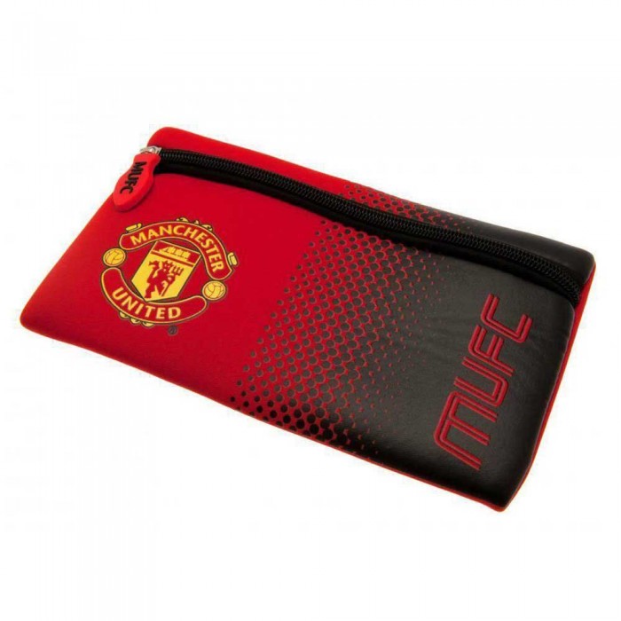 [해외]TEAM MERCHANDISE 네오프렌 페이드 필통 Manchester United 3140675183 Red / Black