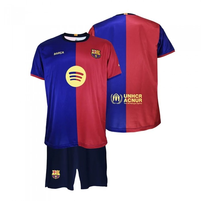 [해외]FC BARCELONA Kit FC Barcelona 24/25 주니어 반팔 티셔츠 홈 3141409813 Red / Blue