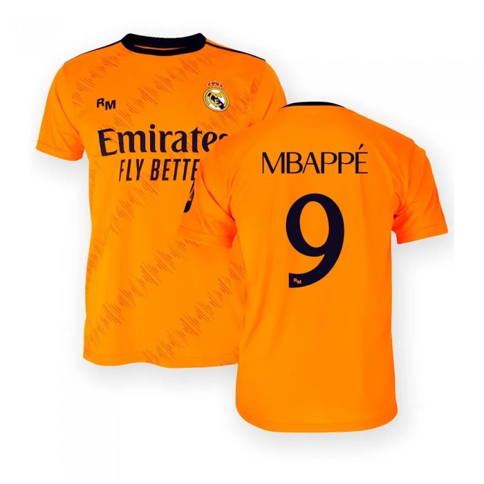 [해외]REAL MADRID Real Madrid 24/25 Mbappe 반팔 어웨이 유니폼 3141185478 Orange