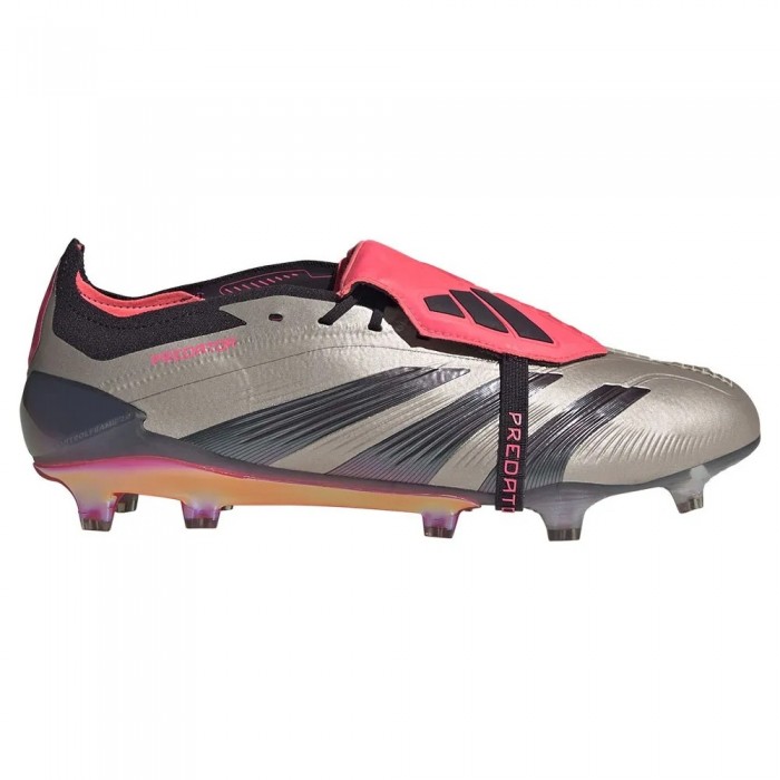 [해외]아디다스 Predator Elite Fold Over Tongue FG 축구화 3141105268 Platin Met / Aurora Black / Carbon