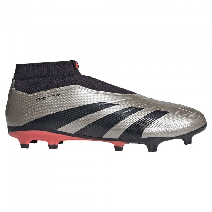 [해외]아디다스 Predator League Laceless FG 축구화 3141105317 Platin Met / Aurora Black / Turbo