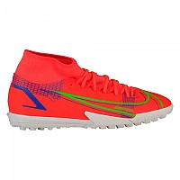 [해외]나이키 Mercurial Superfly VIII Academy TF 축구화 3141291725 Bright Crimson / Metallic Silver