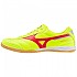 [해외]미즈노 Morelia Elite In 실내 코트 슈즈 3141340624 Safety Yellow / Fiery Coral 2 / Grey Silver