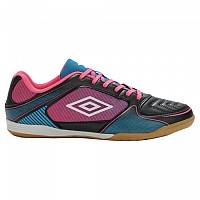 [해외]엄브로 Sala Striker futsal 실내 코트 슈즈 3141175364 Black / White / Atomic Blue / Pink Glo