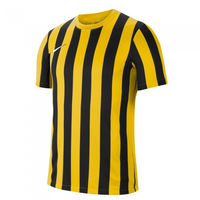 [해외]나이키 Dri Fit Division 4 Striped 반팔 티셔츠 3140109160 Tour Yellow / Black / White