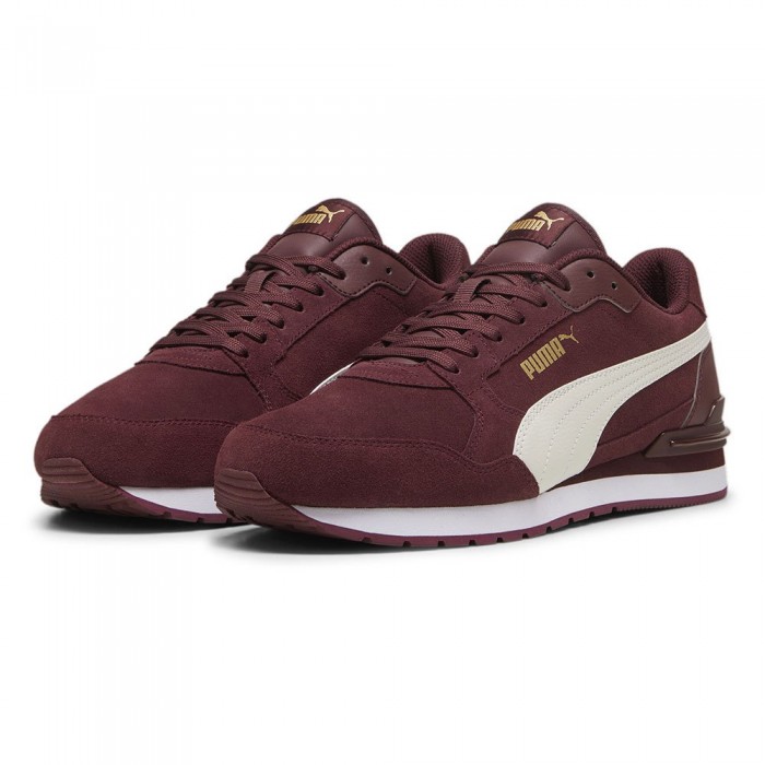 [해외]푸마 St Runner V4 SD 운동화 140935639 Aubergine / Vapor Gray / Team Gold / White