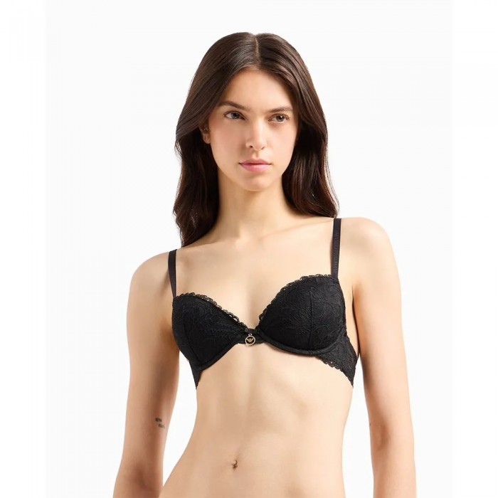 [해외]EMPORIO 아르마니 167394_4R206 Push Up 브라 140732525 Black