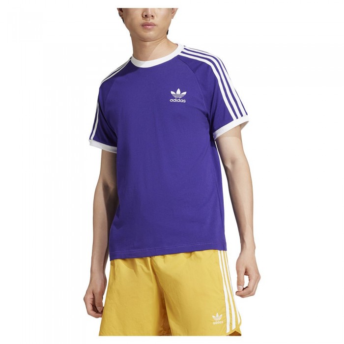 [해외]아디다스 ORIGINALS Adicolor Classics 3 Stripes 반팔 티셔츠 141047623 Collegiate Purple