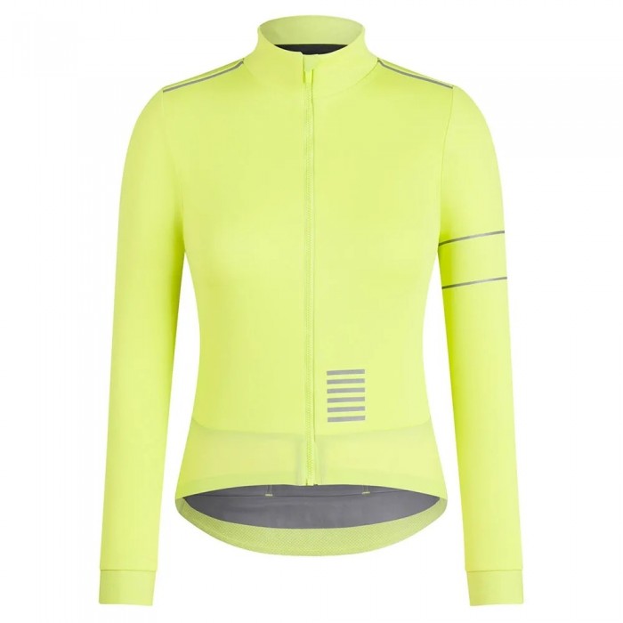 [해외]라파 Pro 팀 Windstopper 긴팔 저지 1141431301 Bright Lime / Silver Reflective