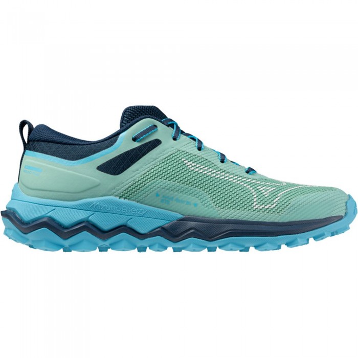 [해외]미즈노 Wave Ibuki 4 GTX 트레일 러닝화 6141103335 Dusty Jade Green / Nimbus Cloud