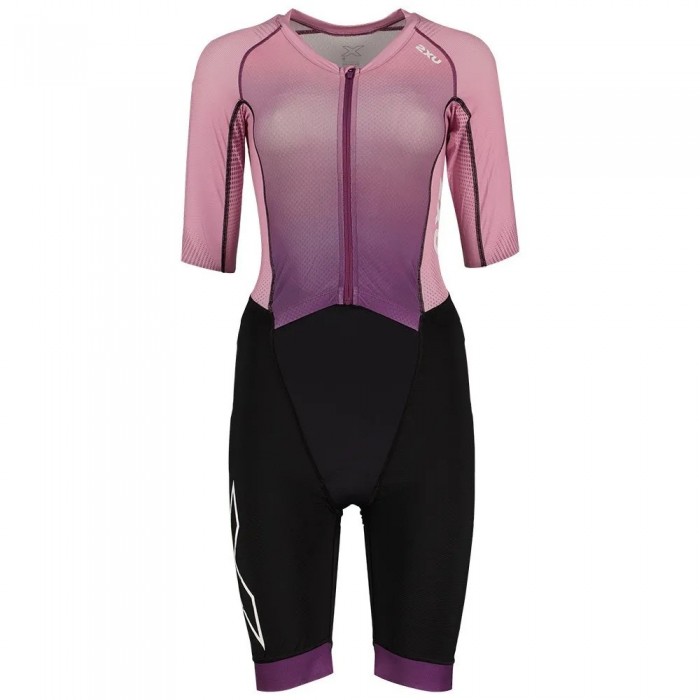 [해외]2XU Light Speed 반팔 트라이어슬론 6140623612 Wood Violet / Pastel Pink