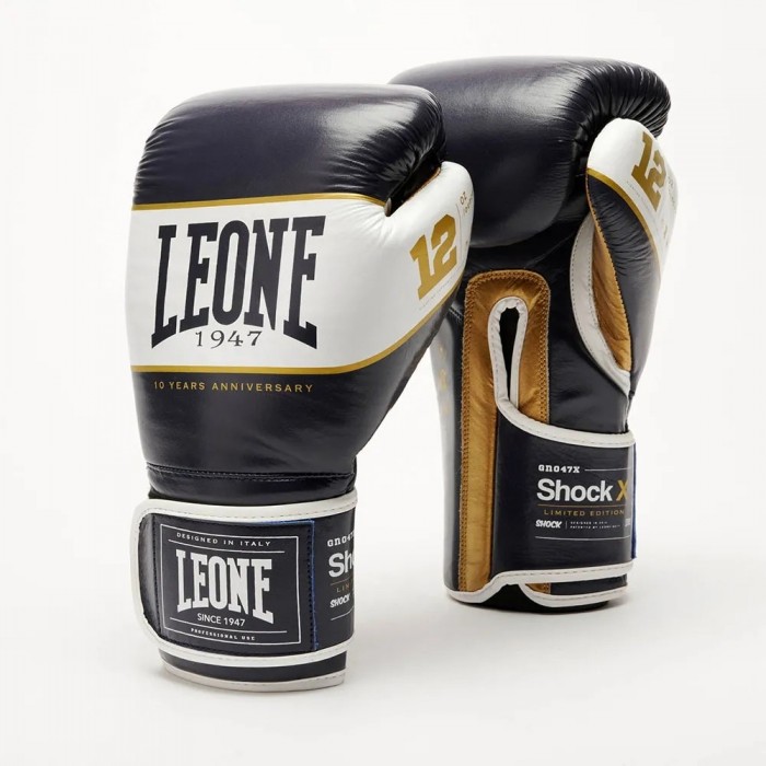 [해외]LEONE1947 Shock X 인조 가죽 복싱 글러브 7141373780 Blue