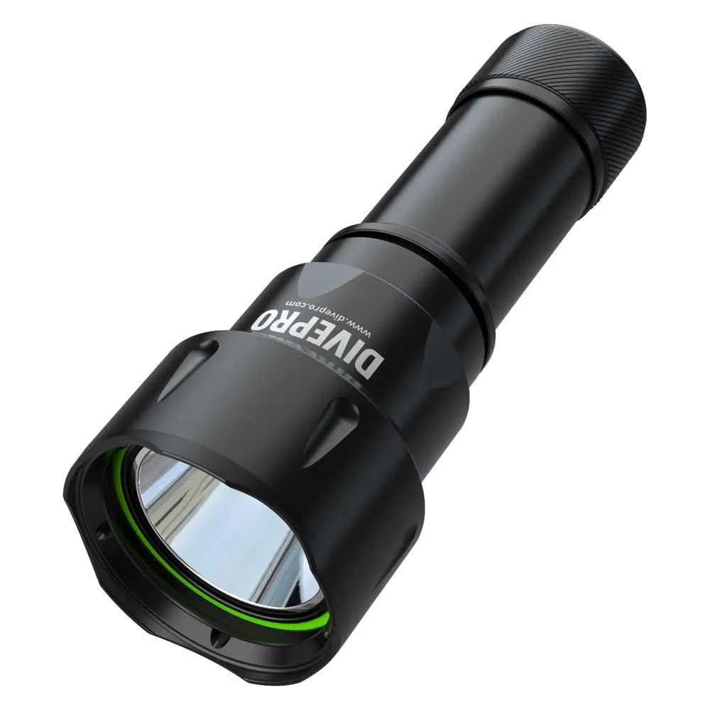 [해외]다이버프로 D6 Diving D6 10.50 Lumens 5´´4H Duration 물속 등불 10139421510 Black