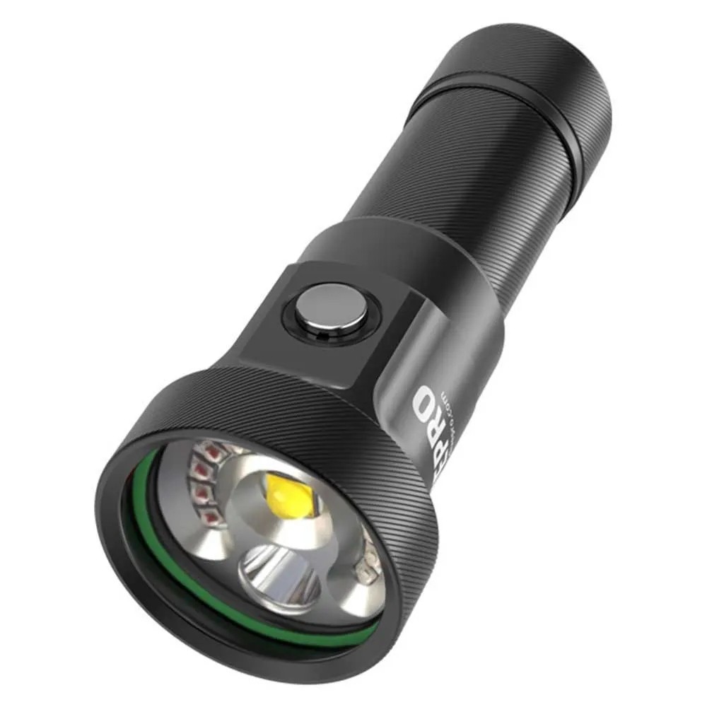 [해외]다이버프로 M35 Under Water Explo/Video Dive Light 3500 Lumens- 7°/90° 물속 등불 10139421554 Black