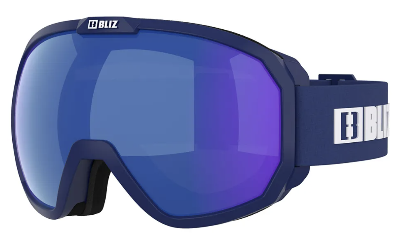 [해외]BLIZ Charge OTG 스키 고글 5140871503 Matt Dark Blue W White Logo