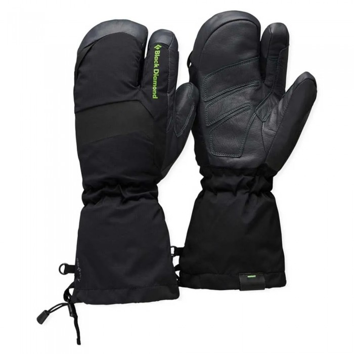 [해외]블랙 다이아몬드 Alpine 3 Finger 장갑 5141238511 Black / Carbon