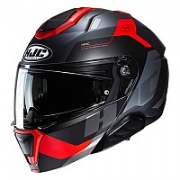 [해외]HJC I91 Carst 모듈형 헬멧 9141308208 Black / Red