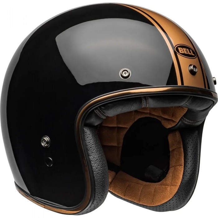 [해외]BELL Custom 500 오픈 페이스 헬멧 9141267518 Gloss Black / Bronze