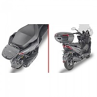 [해외]기비 Monolock Kymco R 125/150cc 2023 탑 케이스 후면 피팅 9140912159 Black