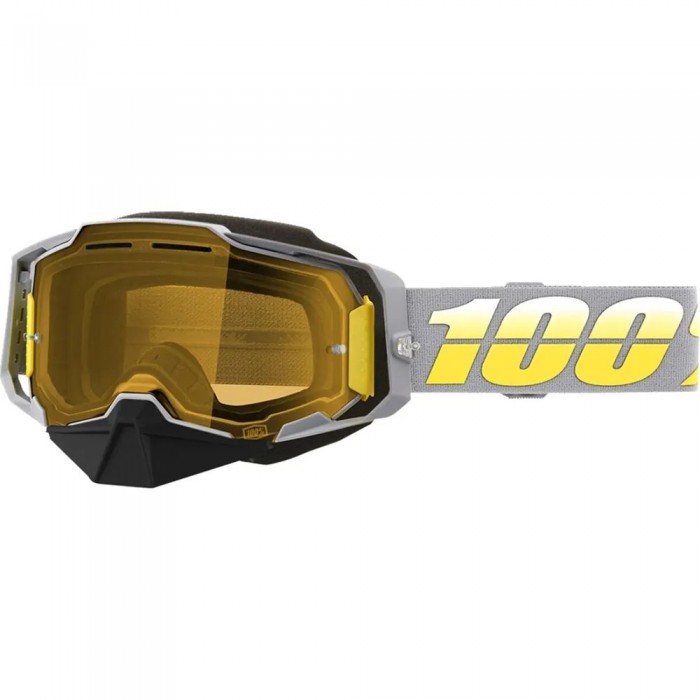 [해외]100% Armega Snow Complex 오프로드 고글 9141459484 Grey / Yellow