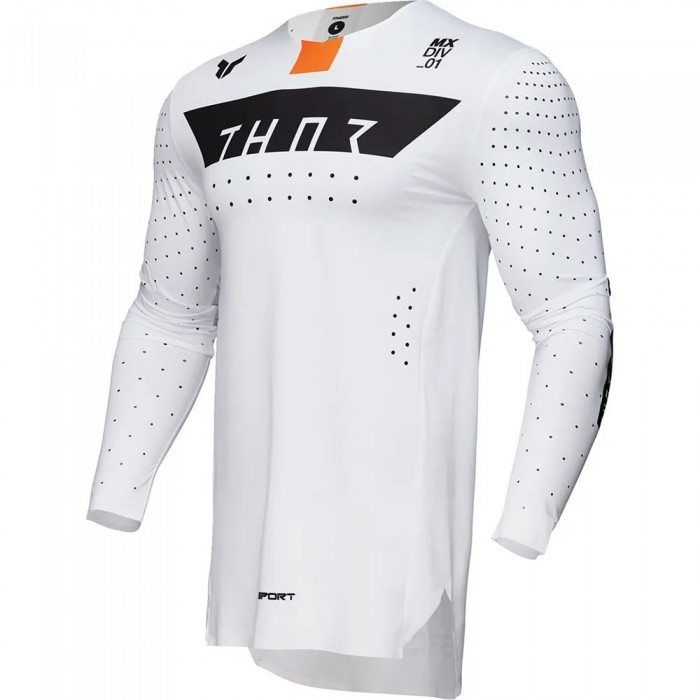 [해외]THOR Sportmode Rogue 긴팔 티셔츠 9141237419 White / Orange