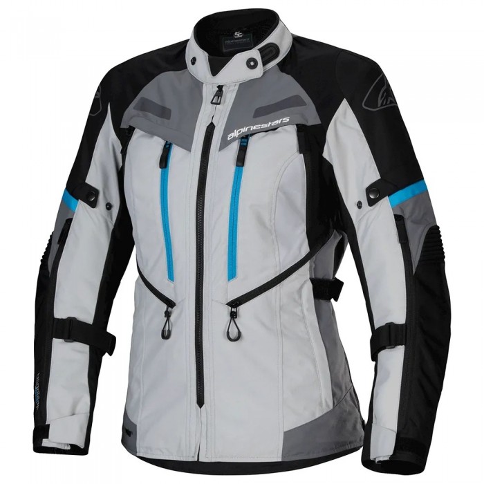 [해외]알파인스타 Bogota Pro Drystar? 자켓 9140721345 Ice Gray / Black / Cyan