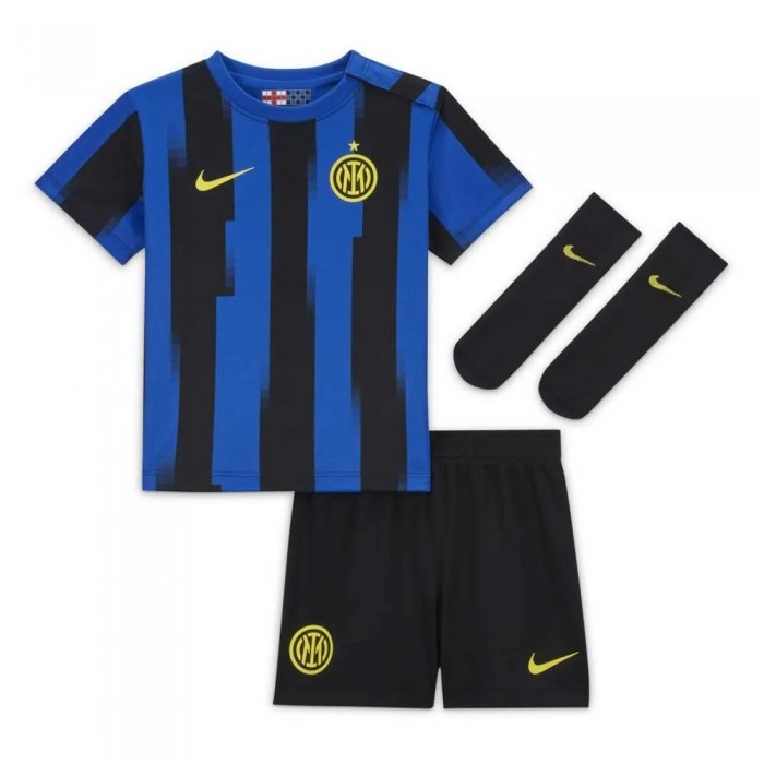 [해외]나이키 Inter Milan 23/24 주니어 홈 세트 3141403338 Black / Blue