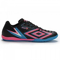 [해외]엄브로 Sala V futsal 실내 코트 슈즈 3141175365 Black / Pink Glo / Atomic Blue / White