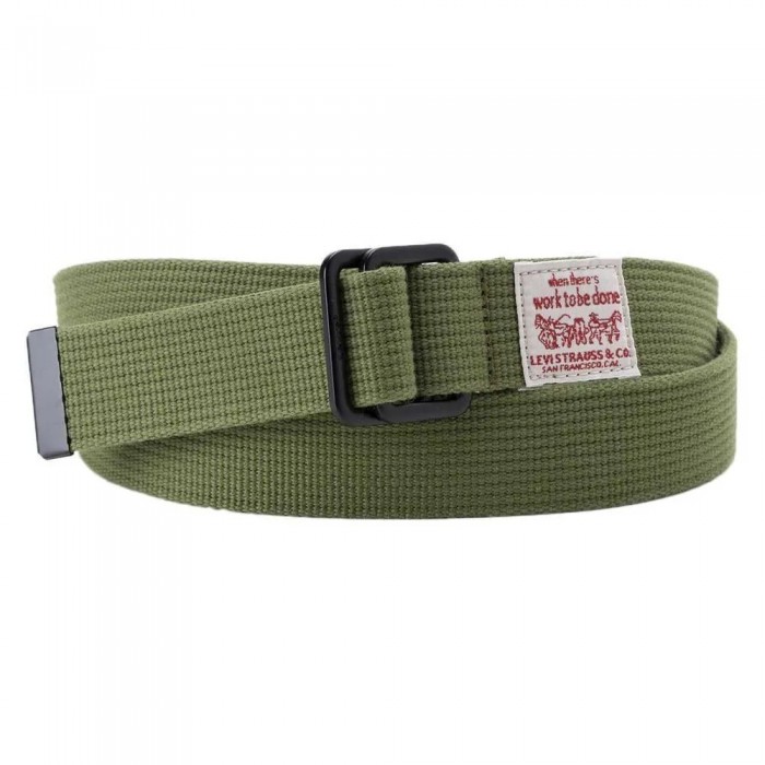 [해외]리바이스 ACCESSORIES Ribbed Workwear Ov 벨트 141066085 Olive