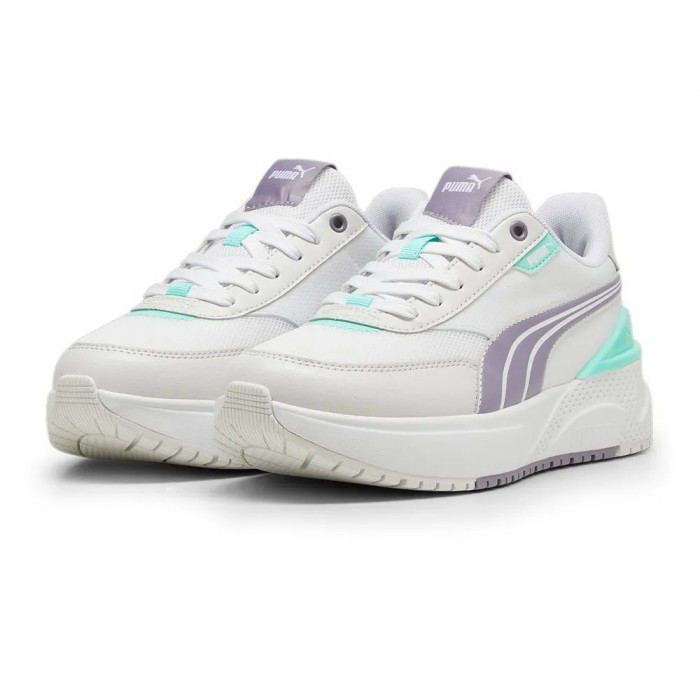 [해외]푸마 R78 Disrupt Lt 운동화 140935477 Feather Gray / Pale Plum / White