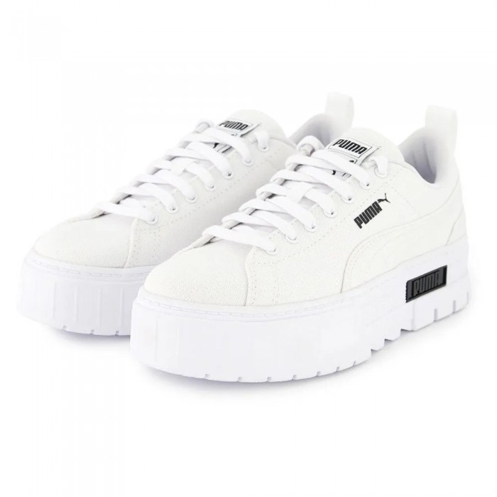 [해외]푸마 SELECT Mayze Canvas 운동화 139555774 Puma White / Puma Black