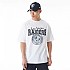 [해외]뉴에라 NFL 헬멧 Grphc Oversized Las Vegas Raiders 반팔 티셔츠 141414831 White