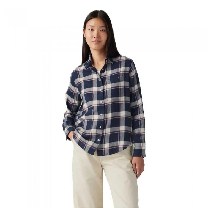 [해외]리바이스 Harriet Flannel 긴팔 셔츠 140766961 Multi / Color / Lyla Plaid Navy B