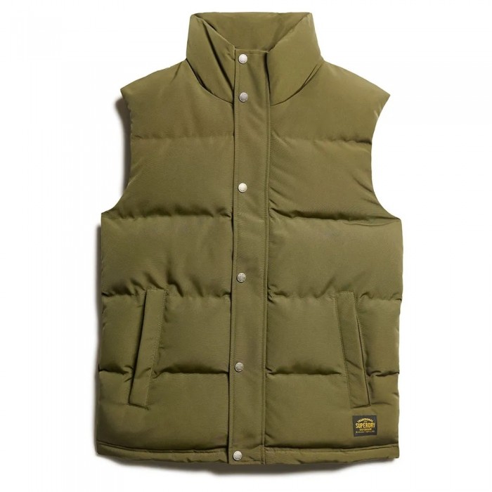 [해외]슈퍼드라이 Everest 조끼 141110504 Surplus Goods Olive Green