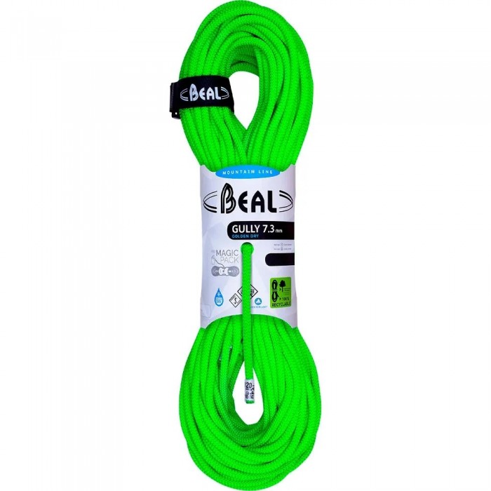 [해외]BEAL Gully 7.3 mm 로프 4141428431 Green