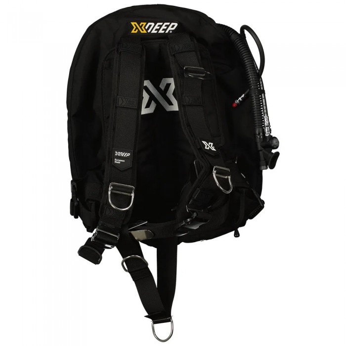 [해외]엑스딥 Zeos 38 Deluxe aluminium backplate S weight pockets 날개 10141339582 Black