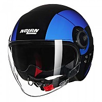 [해외]놀란 N21 Visor 06 Bicromo 오픈 페이스 헬멧 9141452177 Gloss Black / Deep Blue / Blue