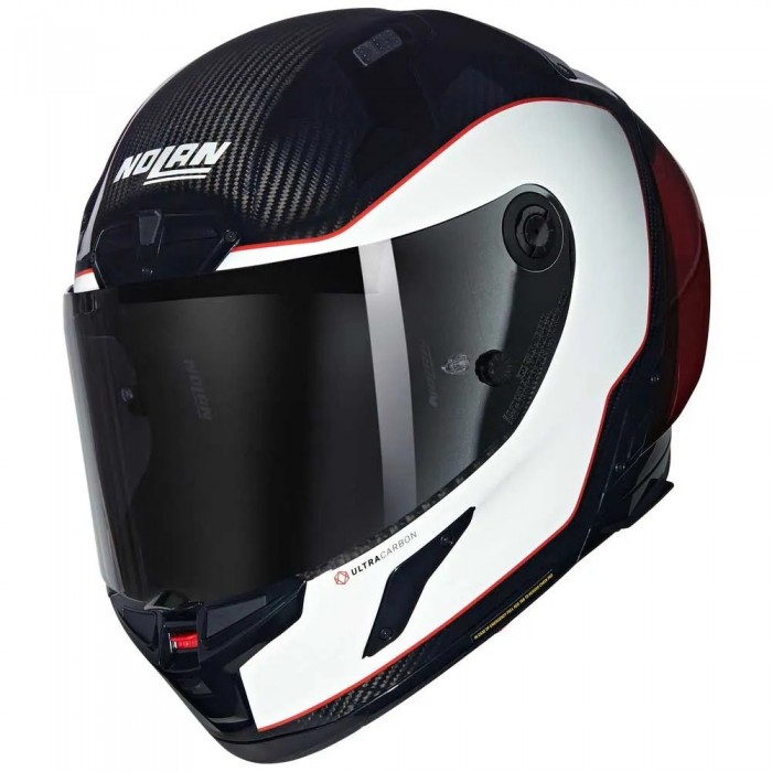 [해외]놀란 X-804 RS Ultra Carbon Asso Di Picche 풀페이스 헬멧 9141452302 Carbon / White / Red