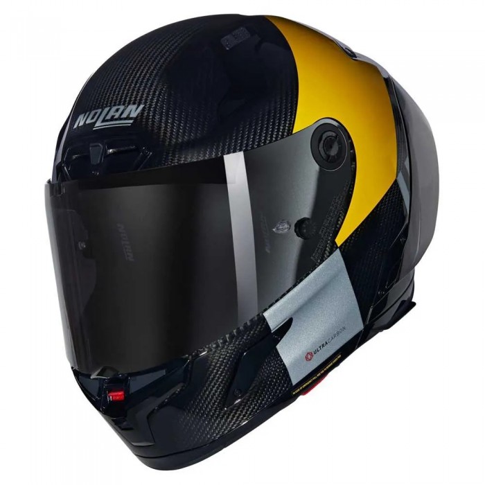 [해외]놀란 X-804 RS Ultra Carbon Combo Gara 풀페이스 헬멧 9141452307 Carbon / Yellow / Grey / Black