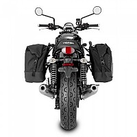 [해외]기비 Triumph Street Twin 900/Bonneville 2016-2023 안장가방 장착 9141004547 Black